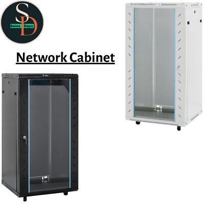 Moderner Netzwerkschrank Home Office Server Rack Datenspeicher Schrank vidaXL