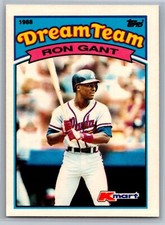 1989 Topps Kmart Dream Team #2 Ron Gant Atlanta Braves