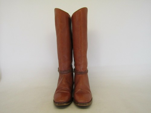 ZODIAC Womens Size 8.5 M Brown Leather Knee High Fashion Cowboy Boots - Picture 5 of 11