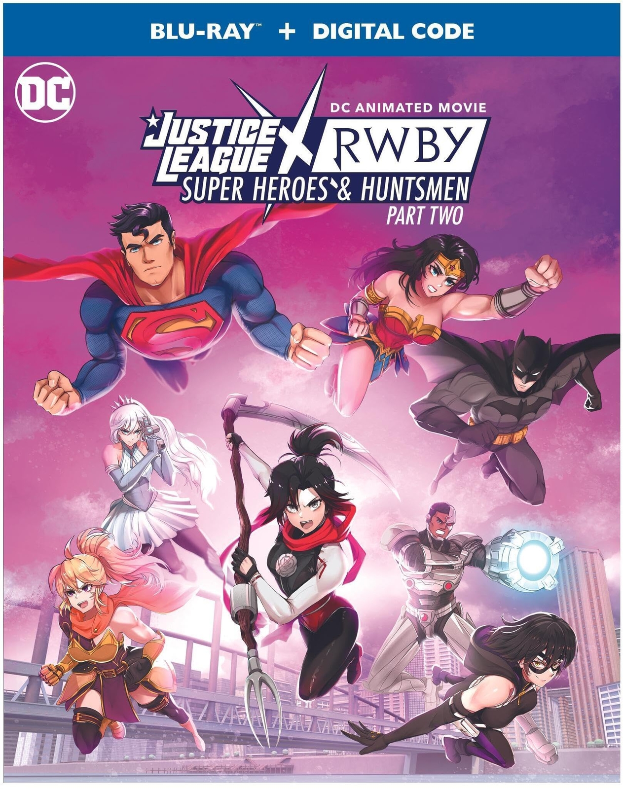 Justice League x RWBY: Super Heroes and Huntsmen Part Two BD + Digital (Blu-ray)