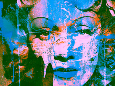 Marlene Dietrich Silbergebürstetes Alu 100x75 PopArt/Bild/Poster/Druck/Metall
