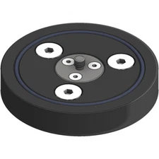 New Cartoni 3/8"-16 & 1/4"-20 Flat PTZ Adapter for P20 Pedestal, MFR #AH870