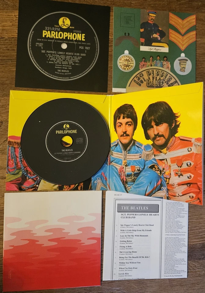 The Beatles сержант Peppers одинокие сердца клуб группы альбом LTD издание CD миниLP новый - Изображение 4 из 4