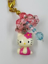 Hello Kitty Beads Strap Charm Umbrella 2002 Sanrio Japan Vintage Y2K Rare Origin