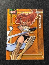2026 Topps Chrome Marvel Comics #101 Angela Orange X-fractor #/25