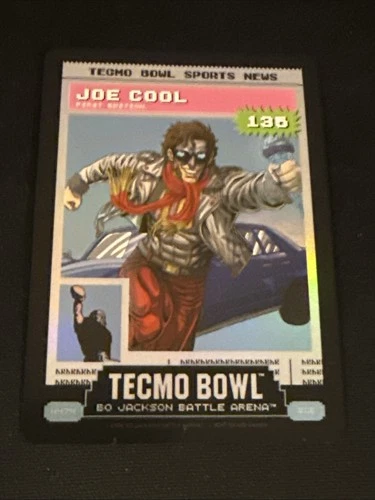 2026 Bo Jackson Battle Arena Tecmo Bowl #N474 News Ice Joe Cool Joe Montana