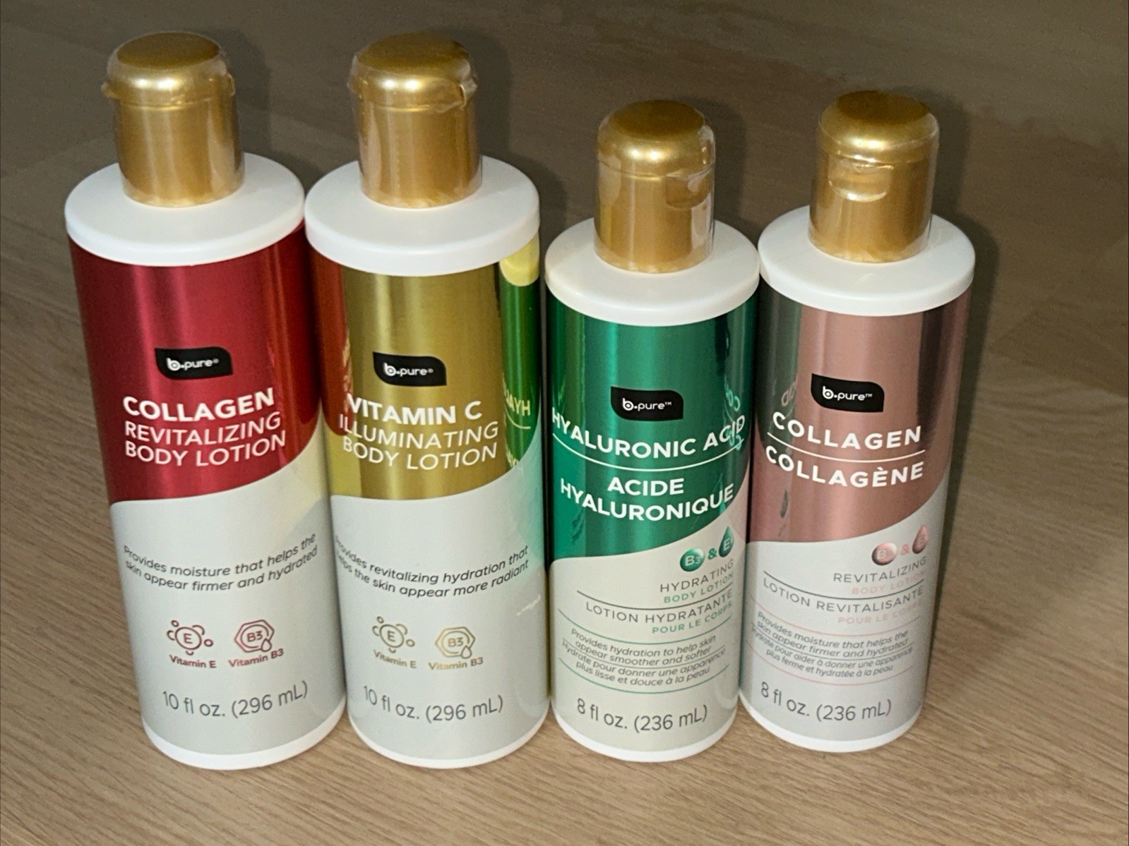 B-pure Collagen Vitamin C Hyaluronic Acid Hydrating Body Lotion for Moisture