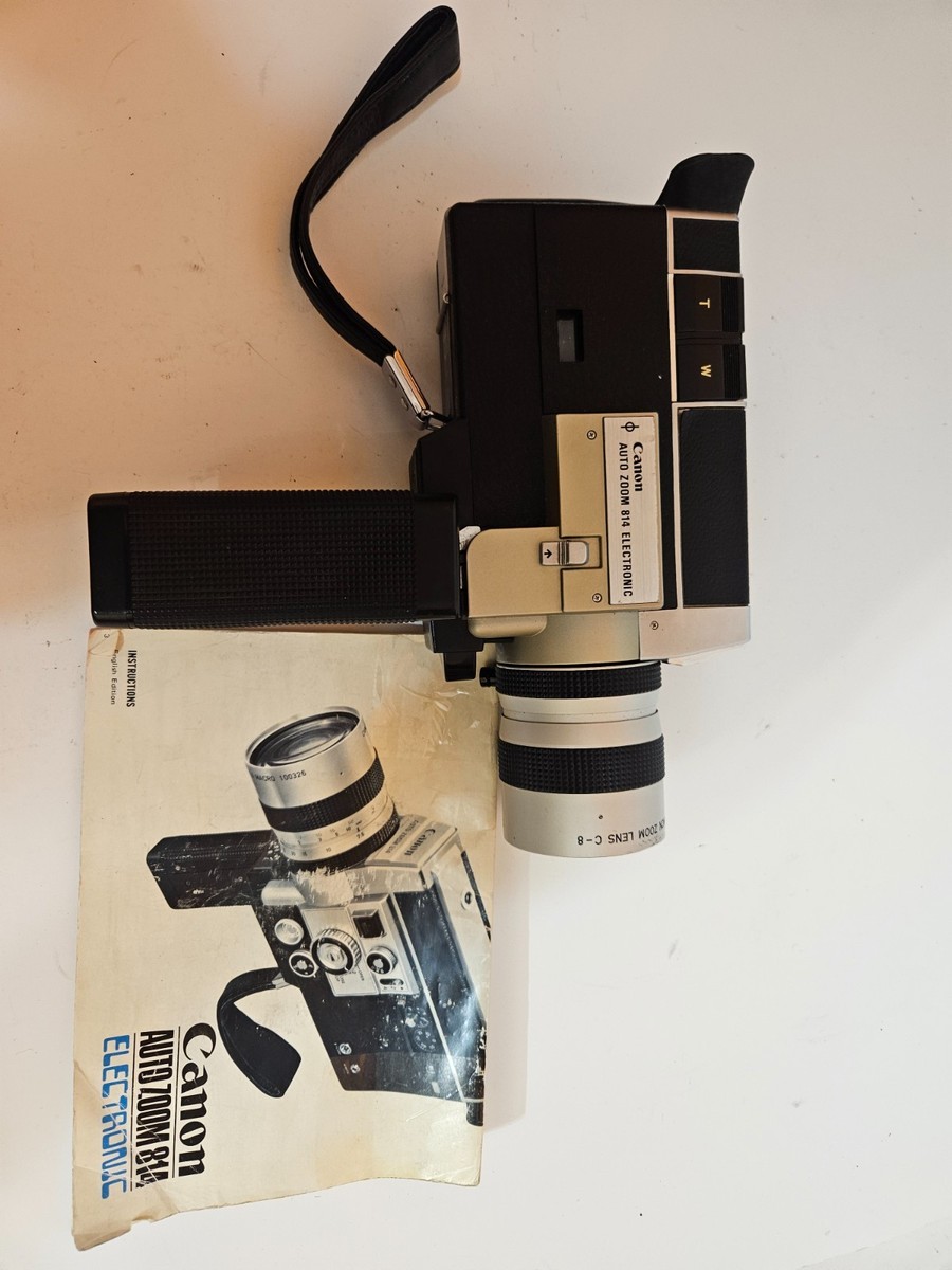 Canon Auto Zoom 814 Electronic Super 8 8mm Film Movie Camera