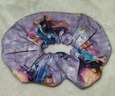 Frozen Handmade Hair Scrunchies Colorful Designs Hair Accessories