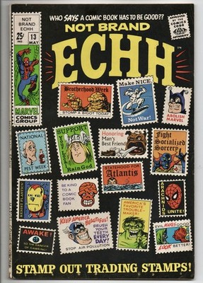 NOT BRAND ECHH #10 MARVEL COMICS May 1969 VF+ Grade Very Nice Looking Book
