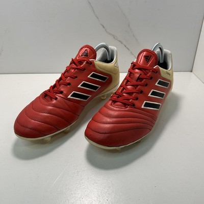 Adidas Copa 17.1 fester Untergrund rot Leder Fußballschuhe Herren UK Größe 8,5 BB3553