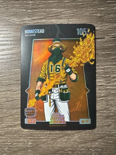 Nick Kurtz HOMESTEAD 2026 Bo Jackson Battle Arena Fire Battlefoil BF-161