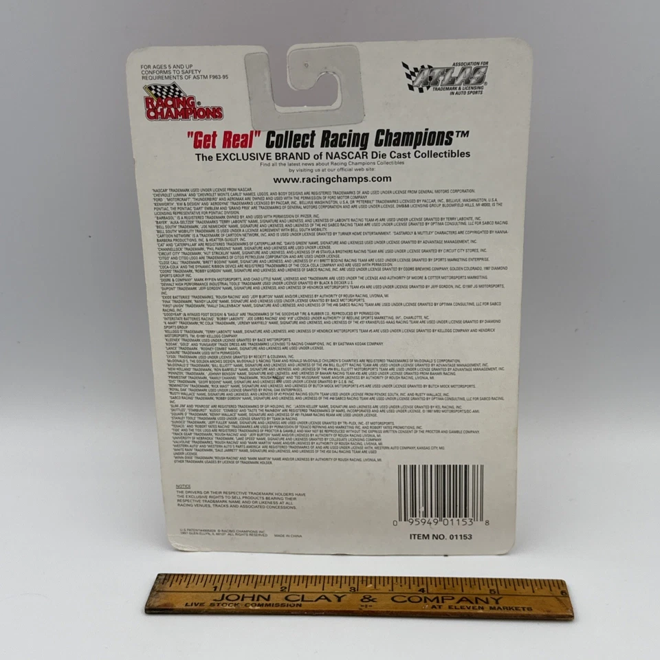 Racing Champions 1997 #72 Mike Dillon 1:64 NASCAR - Image 2 of 4