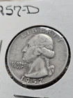 1957-D Washington Quarter 25C Silver Denver Circulated