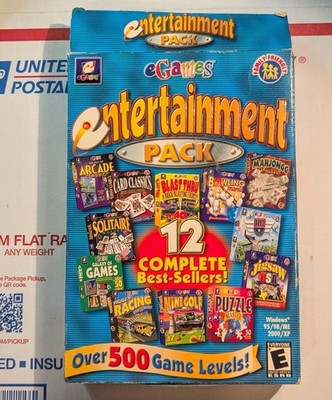 Entertainment Pack (PC, 2002)  12 Complete Best-selling Games USA Version