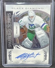 2019-20 UD Black Diamond Mike Liut Sparkling Scripts Auto