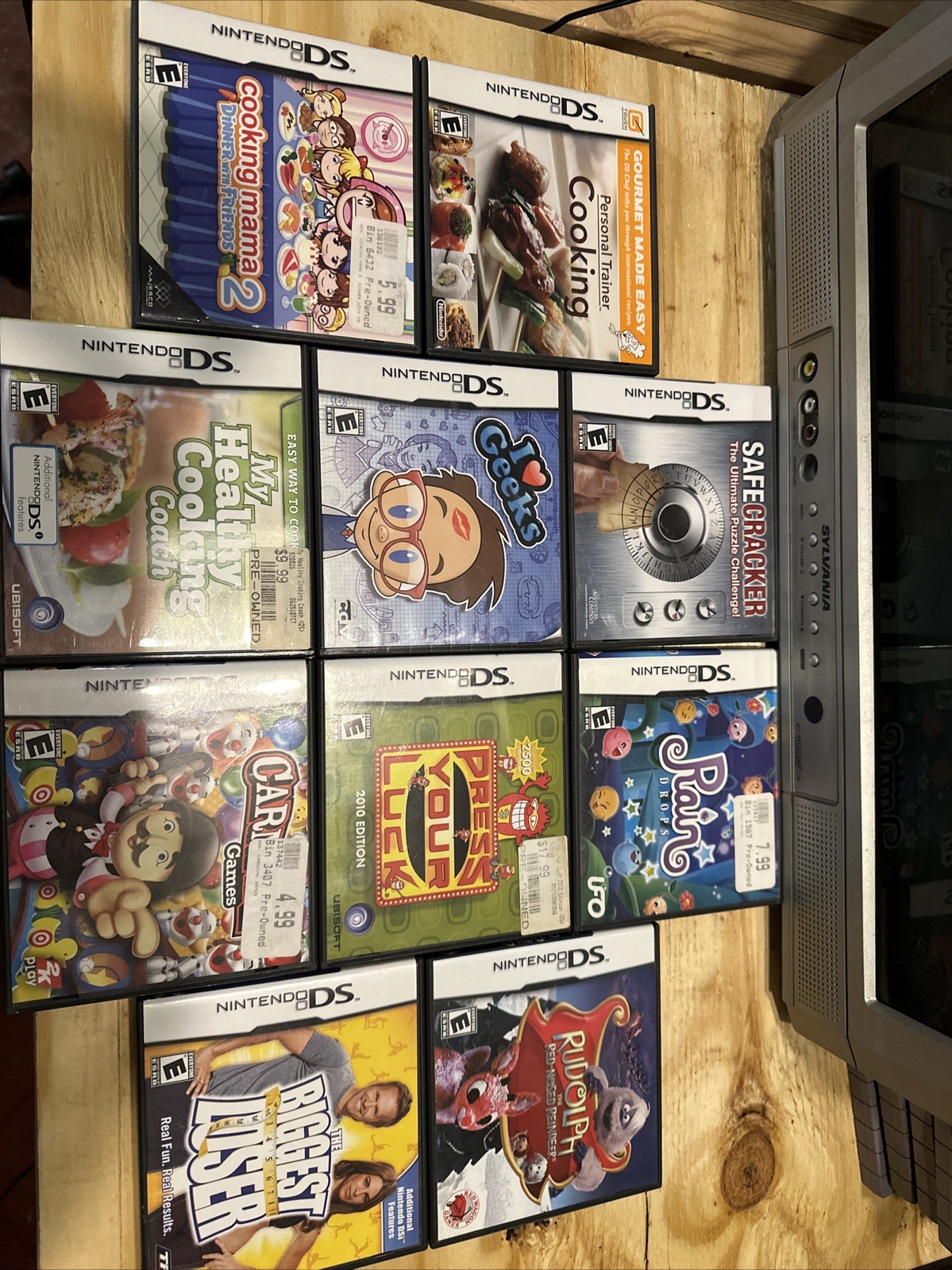 Nintendo DS Game Cart Lot of 10 Family Friendly Games, Tested Working.