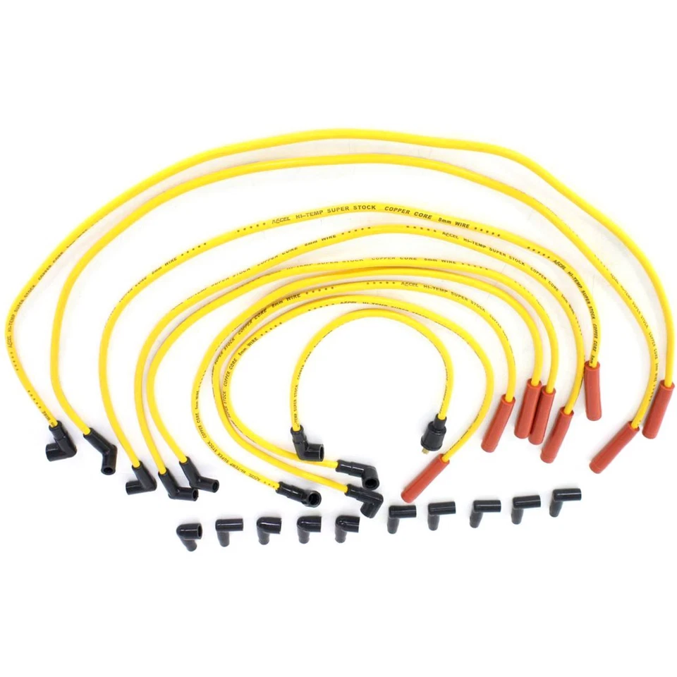 Juego de 8 cables de bujía 4038 Accel para Chevy Olds Fury Suburban Custom Galaxie Foto 4 de 4