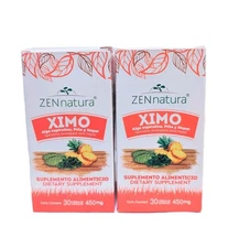 2 PACK! Ximo Spirulina, Pineapple and Nopal 30 Capsules