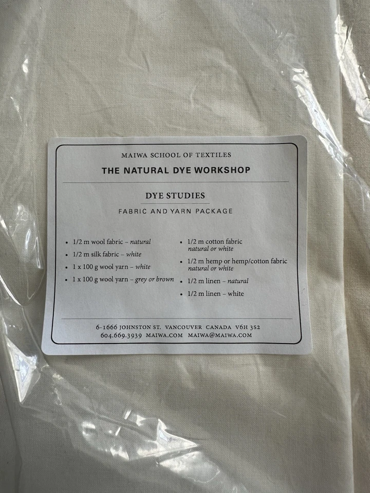 Maiwa The Natural Dye Workshop - Supply Kit-INCOMPLETE - Image 2 of 4