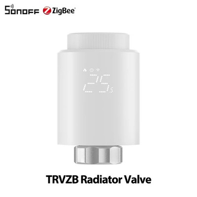 SONOFF TRVZB Zigbee Smart Radiator Valve Thermostat eWeLink Alexa Control