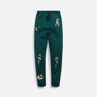 By Parra Life Experience Sweat Pants - Pine Green, Large