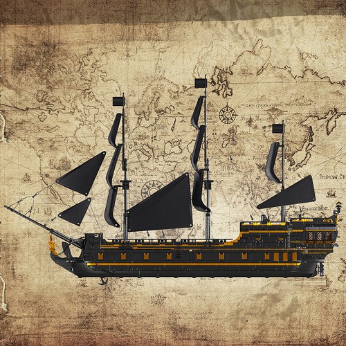 Stampo King 13186 grande Black Pearl - Foto 4 di 7