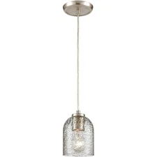 Atlas Lighting & Home CL11680-GY Sprinkle Mini Pendant Satin Nickel
