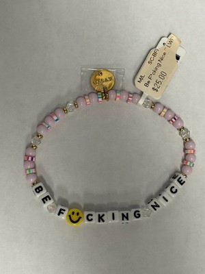 Little Words Project ~ Be F*cking Nice Bracelet