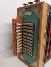 Melodeon STRUMENTO TUTA diatonico Herfeld Neuenrade vecchio!