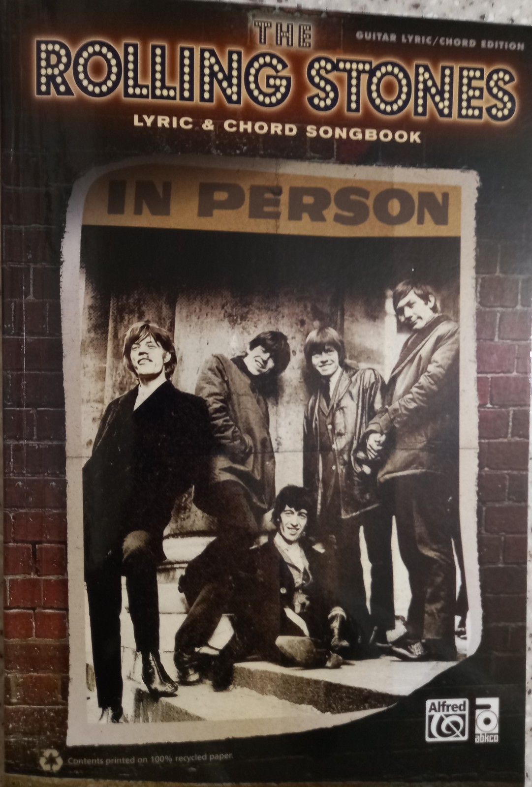 Rolling Stones Lyric & Chord Songbook VG