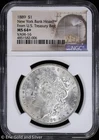 1889-P $1 Morgan Silver Dollar NGC MS 64+ | VAM-16 NY Bank Hoard