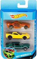 Gadget - 1 Articolo Casuale -D- Hot Wheels: Mattel - Confezione 3 Veicoli (Assor