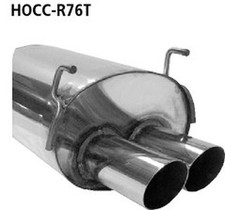 Bastuck Système d'échappement sport Honda Civic Diesel Bj.01-06 Type-R-Spoiler
