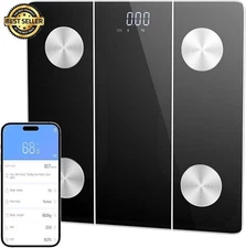 Balanza Bluetooth Para Peso Corporal Bascula Medidor De Grasa Digital Personas