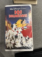 Extremely Rare Vintage 101 Dalmatians Disney (Black Diamond) 1992 VHS MISPRINT