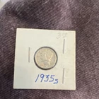 1935-S San Francisco Mercury Dime 10C Winged Liberty Head Uncertified
