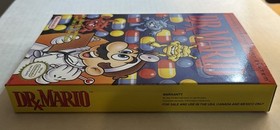 Dr. Mario NES Nintendo Box Only - Excellent Condition - No Game No Manual 1990