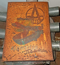 Blechschild sehr alt  Allweiler Tränkebecken EXTREM PATINIERT LANDWIRTSCHAFT 