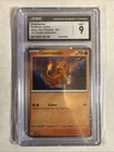 CHARMANDER Pokémon 151 Poster Collection Black Star Cosmos Holo #047 CGC 9 MINT