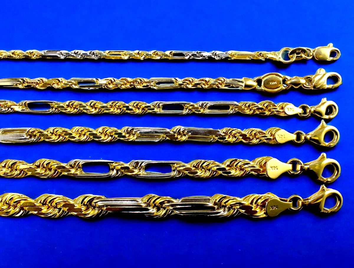 金色链条多色金手链男士| eBay