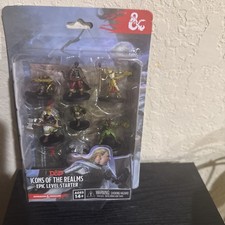 Dungeons And Dragons Icons Of The Realms Miniatures Epic Level Starter Set