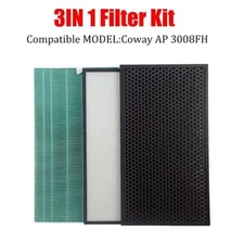 Replacement Air Purifier Pre Filter Set For Original Coway AP-3008FH Fresh Parts