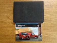 Vauxhall Combo Owners Handbook/Manual and Wallet 12-18