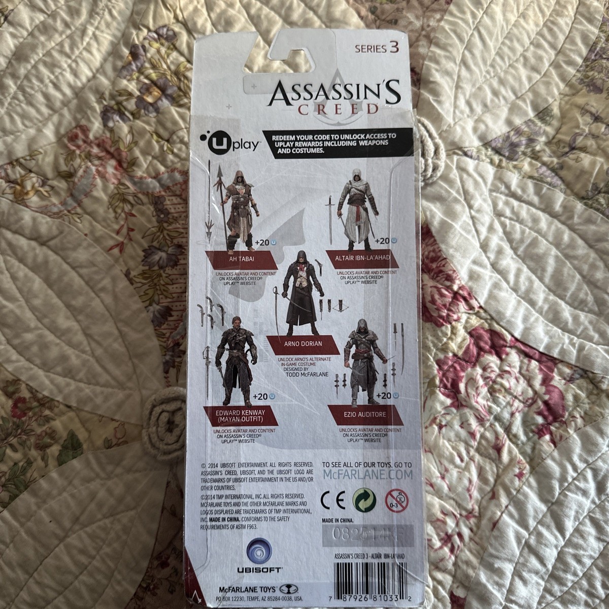 2014 Assassins Creed Series 3 Altair IBN-La'Ahad 6” Figure