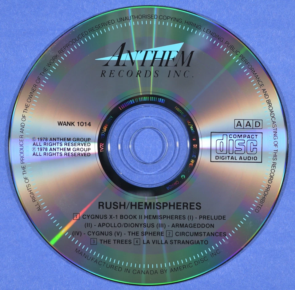 Rush (x2), Pink Floyd (x2), The Beatles, Alice in Chains cd lot [discs only] - Изображение 3 из 4