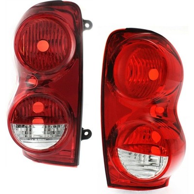 Tail Light 2pcs L&R ClearRed Dodge Durango 04-09 LtdSLT SXT05 Adv06-08 CH2819101