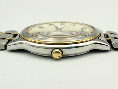 SEIKO 5H23-6B90 Vintage Watch Contemporary Basic Quartz Day/Date