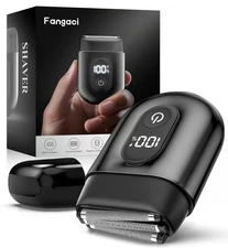 Electric 3 Foil Shavers for Men: Mini Electric Razor with Big LED Display