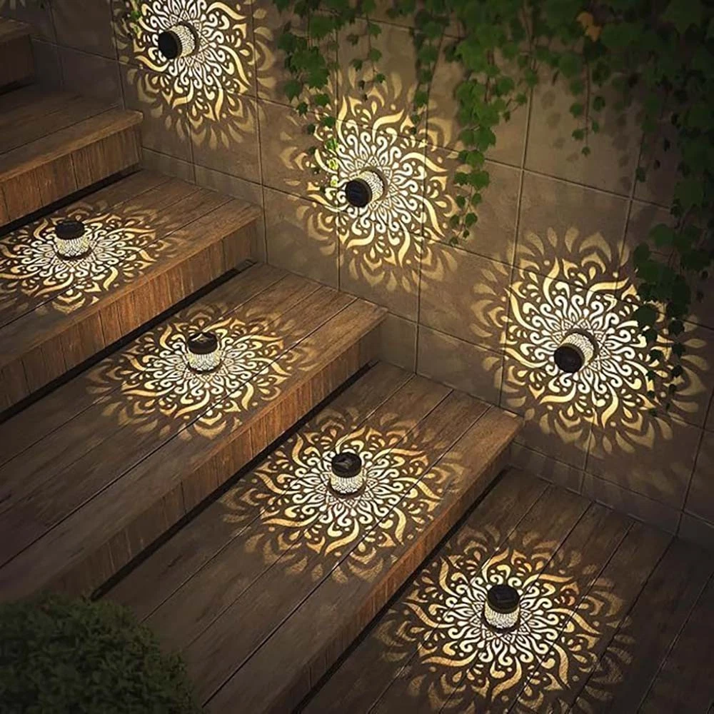 Energy-saving Decorative Portable Portable Solar Powered Decorative Shadow Light